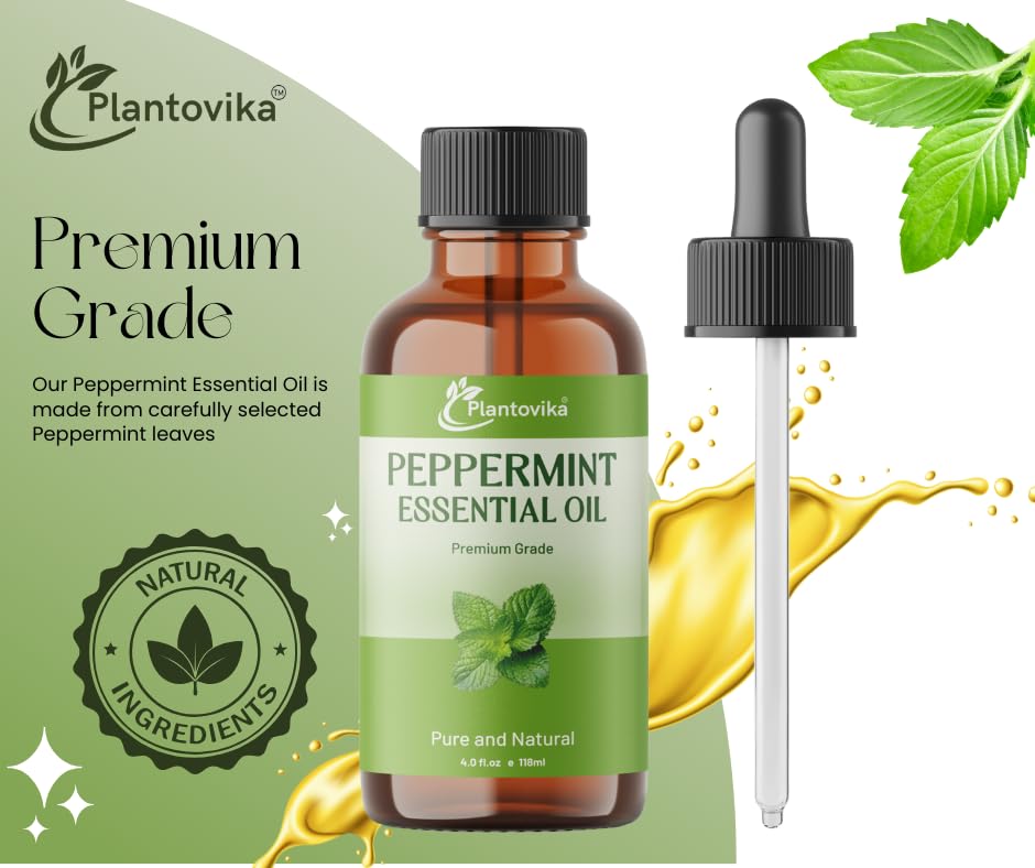 Plantovika Essential Oil | 100% Pure and Natural | Premium Grade Essential Oil for Aromatic Use, Skin, Diffuser, Massage, Candle and Soap Making, DIY Fragrance