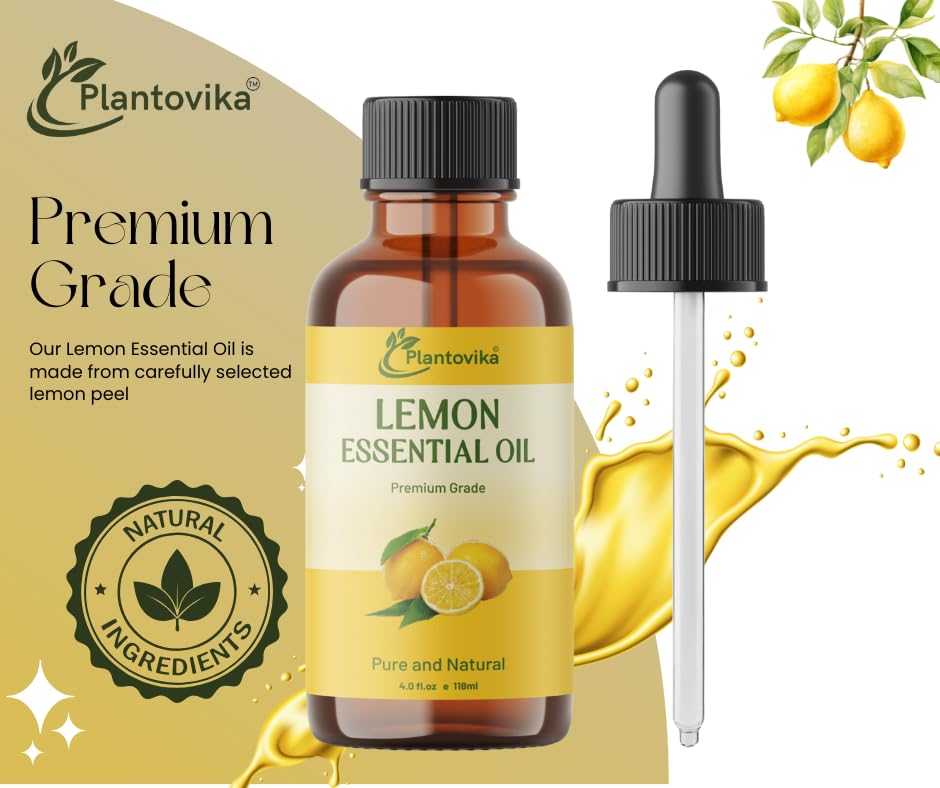 Plantovika Essential Oil | 100% Pure and Natural | Premium Grade Essential Oil for Aromatic Use, Skin, Diffuser, Massage, Candle and Soap Making, DIY Fragrance