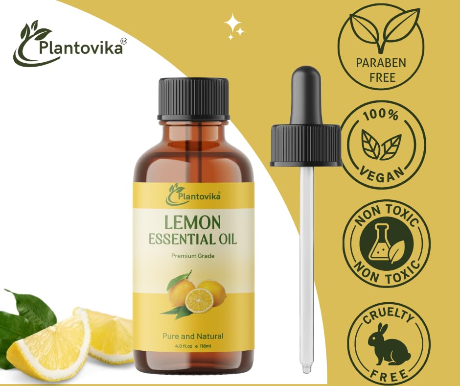 Plantovika Essential Oil | 100% Pure and Natural | Premium Grade Essential Oil for Aromatic Use, Skin, Diffuser, Massage, Candle and Soap Making, DIY Fragrance